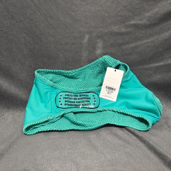 Medium Swim Ruched Bikini Bottom Aquamarine NWT - Picture 5 of 6